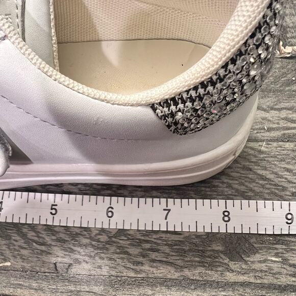 Kurt Geiger Mini Laney Bow Crystal Girls Shoes Velcro Slip On, Size 1 M - Picture 10 of 10